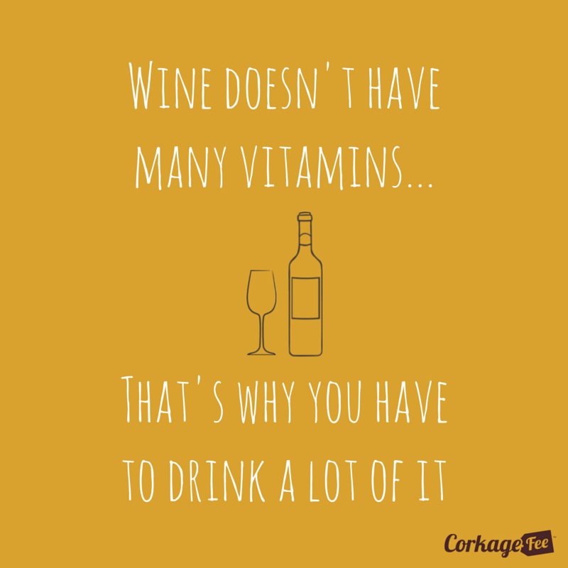 Wine Doesn't Have Many Vitamins